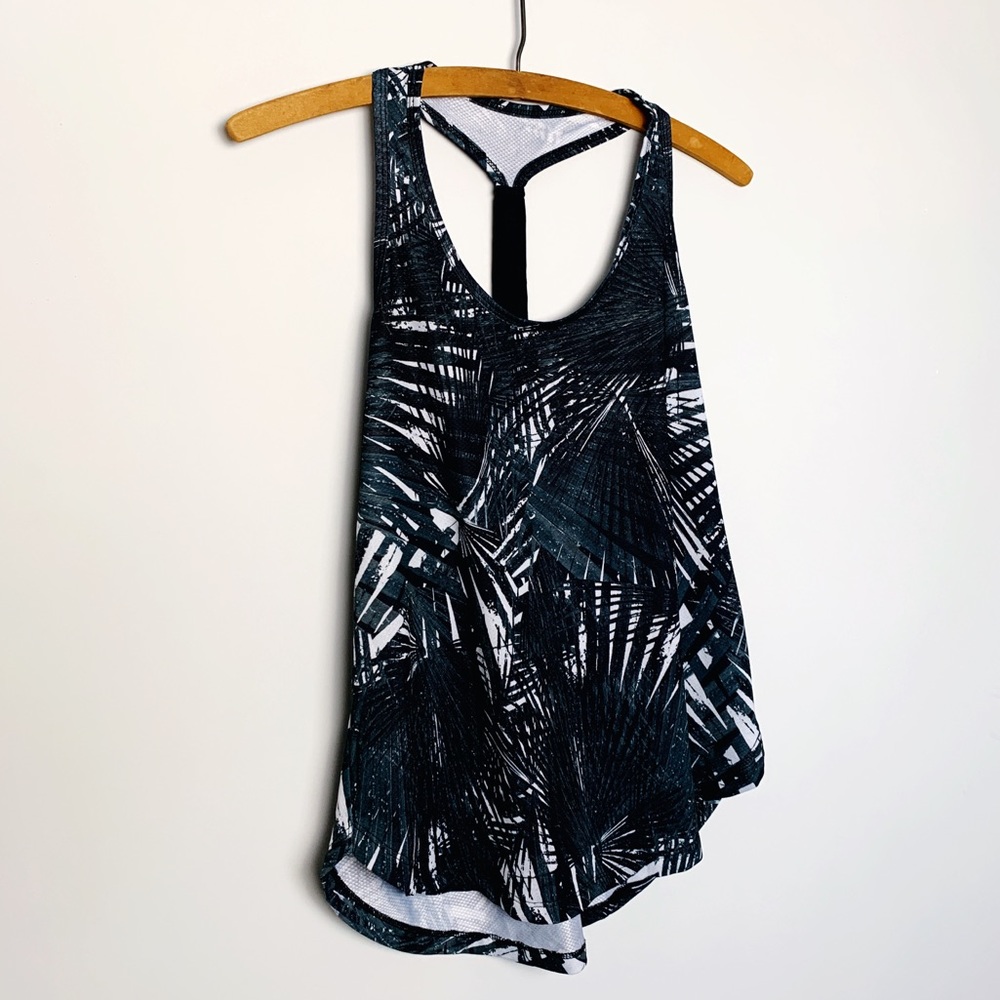 NWOT Old Navy Palm Tree Green Athletic Tank